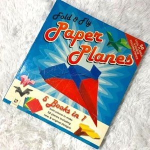 Hinkler Fold & Fly Paper Planes 5 Books in 1 Instructions Book